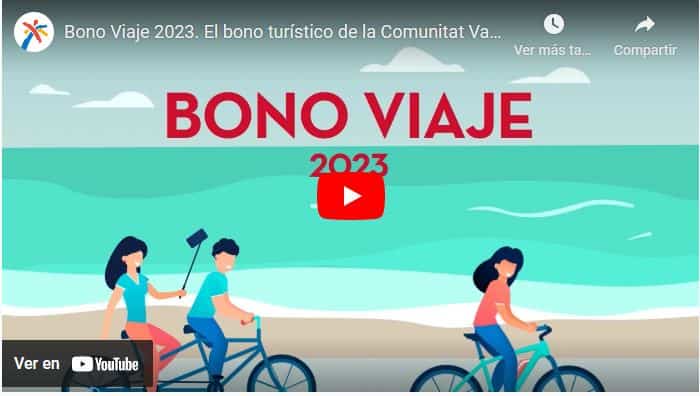 programa Bo Viatge Comunitat Valenciana 2023 sol·licitud ajudes turisme descompte viatges
