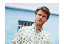 camisa hombre regular fit limones