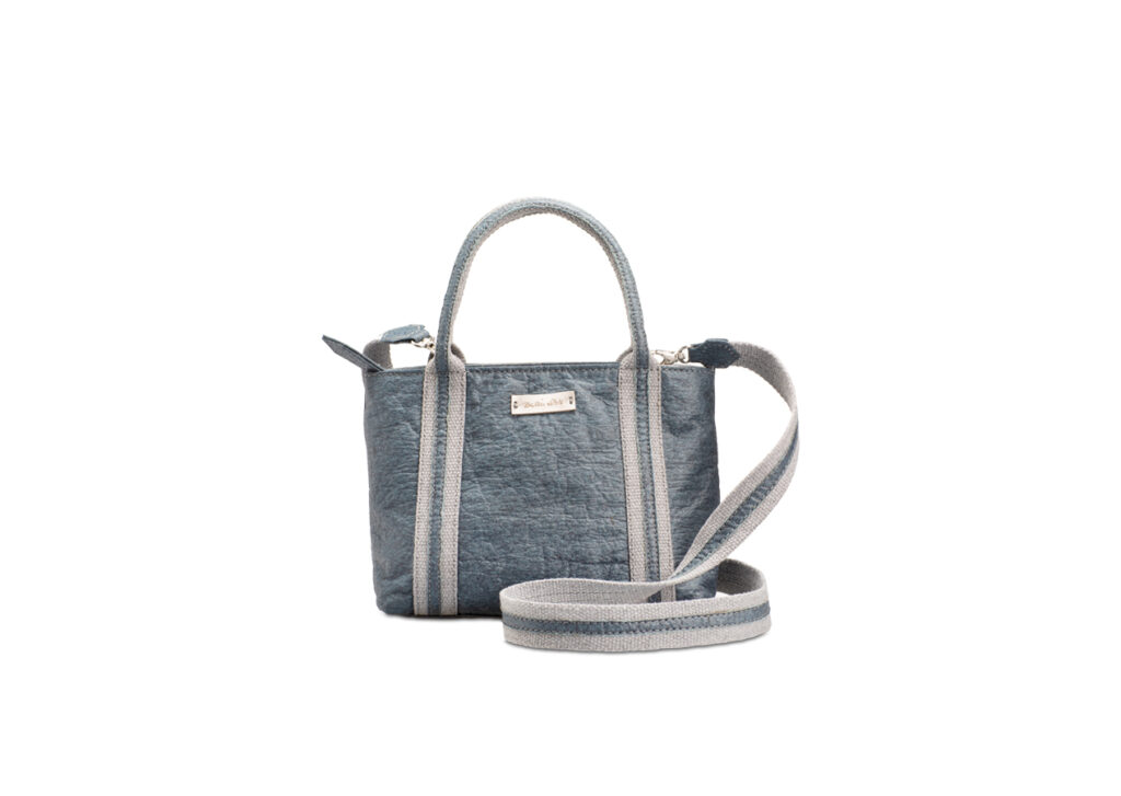 Bolso Titín Gris de complementos singulares veganos hecho a mano