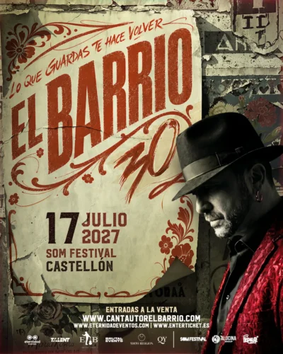 El Barrio actuará en el SOM Festival Castellón 2027